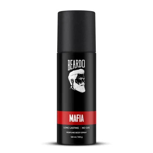 Image of Beardo Mafia Perfume Body Spray for Men, 120ml | Oriental, Woody Notes No Gas Deo Long Lasting | Date night Deodorant fo