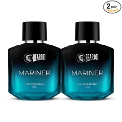 BEARDO Mariner EDP for Men, (100ml X 2) | Eau De Parfum |Long Lasting Perfume for Men | Body Spray for Men | Day Time Fr