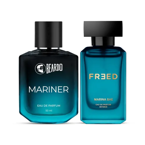 Image of BEARDO Mariner Perfume & Freed Marina Bae Perfume Edp Set Of 2 | For Unisex | Anniversary Gift For Couple Special | Wedd