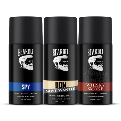 Image of BEARDO Men Set Of 3 Deodorant