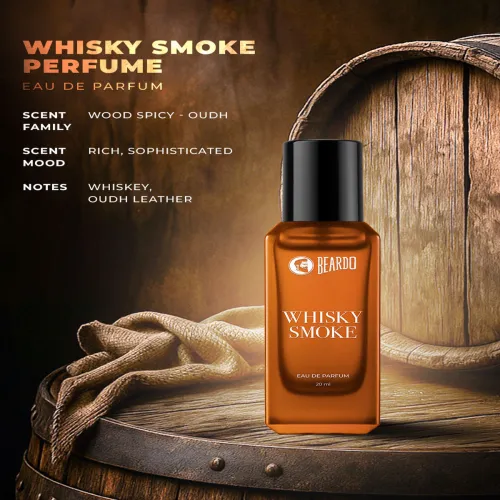 Image of BEARDO Men Whisky Smoke Long Lasting Eau De Parfum - 20 ml