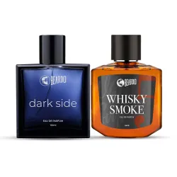 Beardo Men Dark Side And Whisky Smoke Liquid Perfume, 100 Ml X 2| Eau De Parfum | Premium, Strong & Long Lasting Fresh S