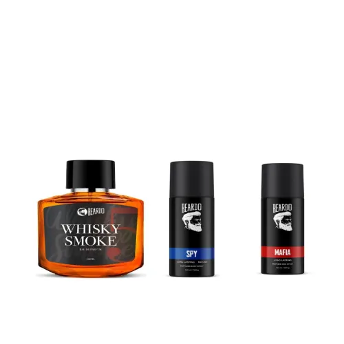 Image of Beardo Men's 3Pcs Perfume 100ml Each