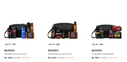 Beardo Mens Grooming Products up to 78% Discount
