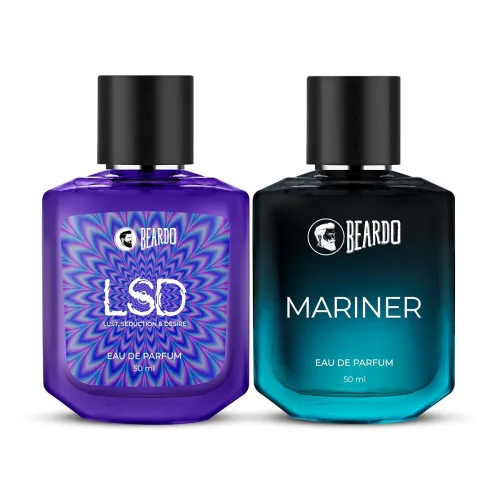 Image of Beardo Midnight Duo- LSD & Mariner Perfume for Men (50ml x 2) 