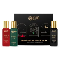 Beardo Oud Perfumes Giftset for Men - Three Worlds of Oud 3x20ml