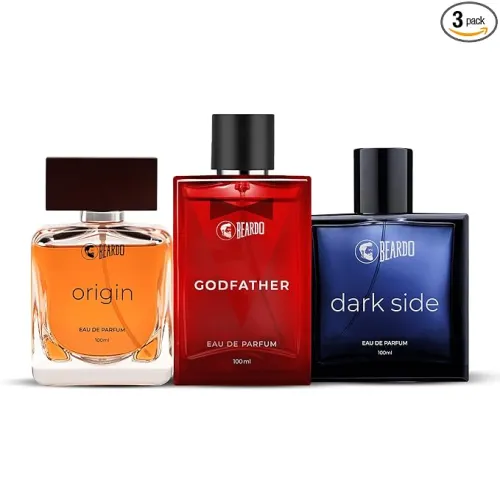 Image of Beardo Perfume Combo (Origin, Dark Side & Godfather) 100ml x3