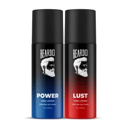 Beardo Power and Lust Perfume Body Spray Set of 2