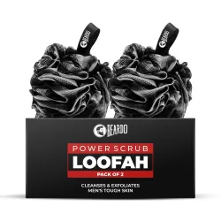 Beardo Power Scrub Large Loofah for bathing for men | Loofah Scrubber Exfoliator removes dead skin & Controls Oil | High