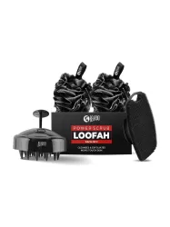 BEARDO Power Scrub Loofah, Scalp Massager & Deep Cleansing Silicone Body