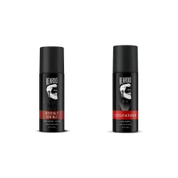BEARDO Spicy Fragrance Combo Whiskey Smoke Body Spray 120Ml & Godfather