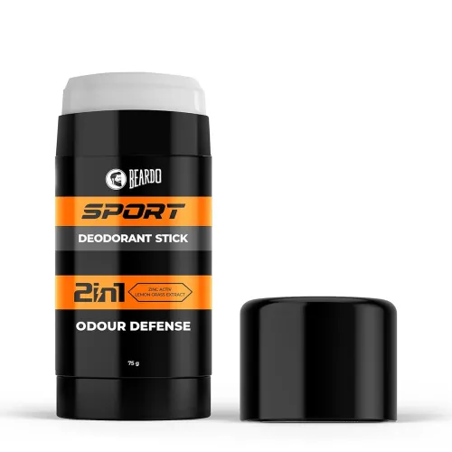 Image of Beardo Sport Deodorant Stick 75gm | Energizing Fragrance | Odour Defense | ZINC Active Stick Deodorant for Men | Underar