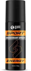 BEARDO Sport Energy Deodorant Body Spray, 100g