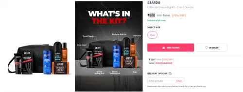 Image of BEARDO Ultimate Grooming Kit - 7-in-1 Combo