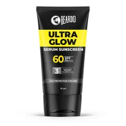 Beardo Ultra Glow Serum Sunscreen SPF 60+ PA++++, 50 g