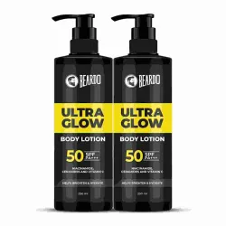 Beardo Ultraglow Body Lotion for Mens Skin | Intense Hydration for Winter