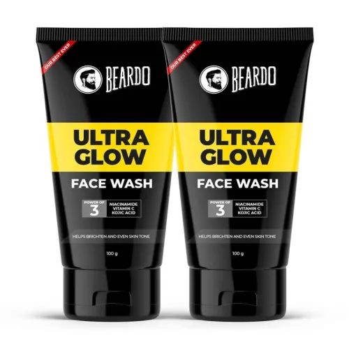 Image of Beardo Ultraglow Face Wash 100g x 2