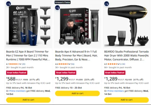 Image of Beardo at up to 48% Discount