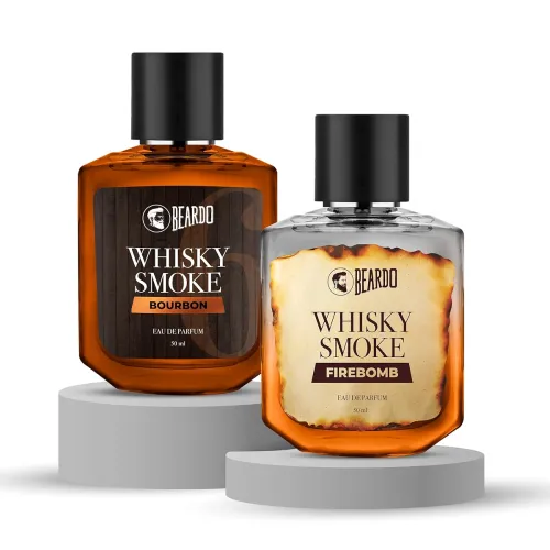 Image of Beardo Whiskey Smoke Fusion Firebomb +Bourbon Perfume for Men