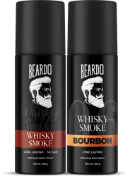 BEARDO Whisky Smoke & Bourbon Deo (270 ml, Pack of 2)