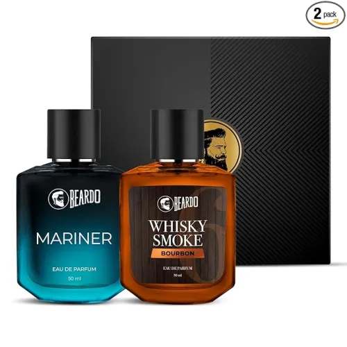 Image of Beardo Whisky Smoke Bourbon Perfume 50ml Pack of 2 