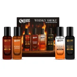 BEARDO Whisky Smoke Collectors Edition | Bourbon, Firebomb & Single Malt | Long Lasting Fragrance | Eau De Parfum |