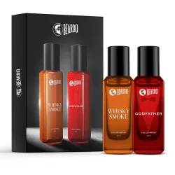 Beardo Whisky Smoke & Godfather Perfume Combo (20 ml x 2) | Spicy, Woody - Oudh Notes of Whisky Smoke & Aromatic, Spicy 