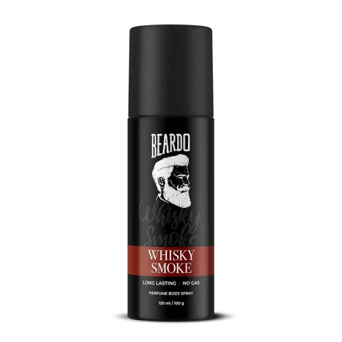 Image of Beardo Whisky Smoke Perfume Body Spray for Men 120ml | Spicy, Woody - Oudh No Gas Deo for Men Long Lasting | Date night 