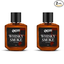 BEARDO Whisky Smoke Perfume For Men, 50Ml X 2 | Eau De Parfum | Strong Long Lasting| Spicy, Woody Oudh | Body Spray | Gi