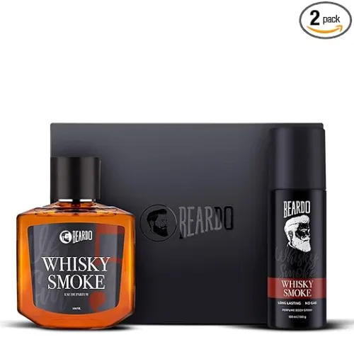 Image of Beardo Whisky Smoke Perfume Gift Set for Men