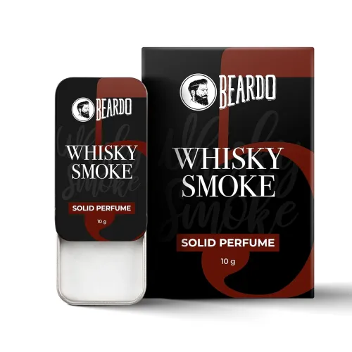 Image of Beardo Whisky Smoke Solid Perfume Wax for Men | Long Lasting Fragrance | Date Night Scent | Travel-Friendly Solid Perfum