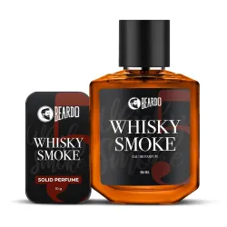 Beardo Whisky Smoke Solid Perfume 10g +Whiskey Smoke Perfume (Set of 2) 