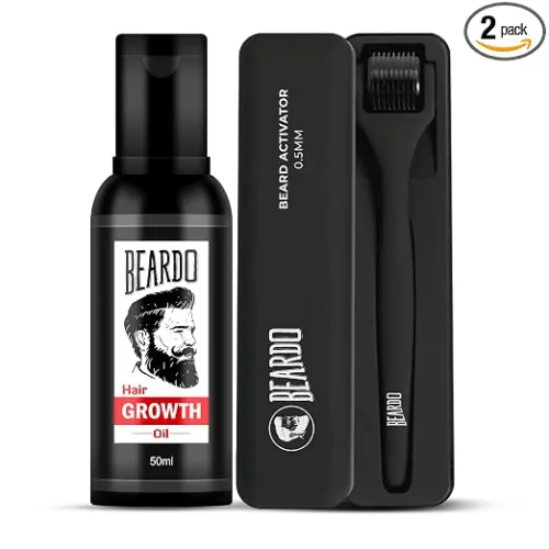 Image of Beardo Beard Growth Oil 50ml & Beard Activator Combo (Set of 2)
