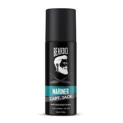 Beardo Mariner Capt Jack No Gas Perfume Body Spray for Men, 120ml