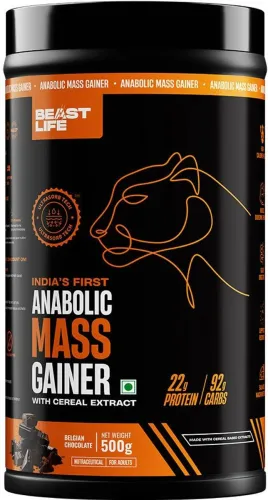 Image of BeastLife High Protein Gainer Mass Gainers (500g)