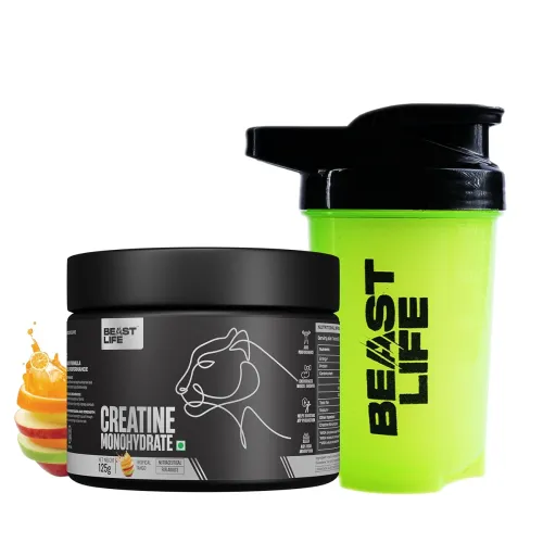 Image of BeastLife Micronised Creatine Monohydrate Powder with Shaker