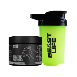 BeastLife Micronised Creatine Monohydrate with Free Shaker 100g 