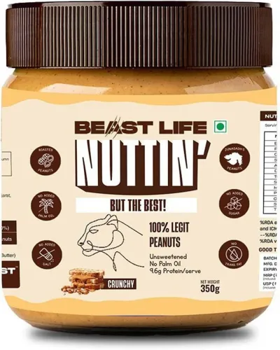 Image of BeastLife Natural Peanut Butter (350 g)