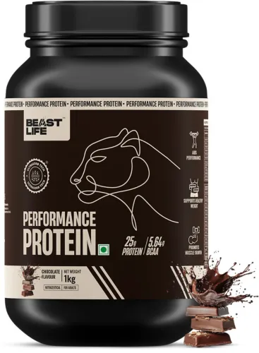 Image of BeastLife Performance Protein Powder 25g Protein (1 kg, Chocolate)