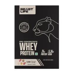BeastLife Pro 100% Whey Protein Sachet (Pack of 5)