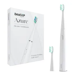 beatXP Azure Electric Toothbrush  2 Brush Heads & 5 Cleaning Modes