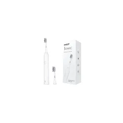beatXP Ionic Electric Toothbrush For Adults With 2 Brush Heads & 4 Cleaning Modes|Rechargeable Electric Toothbrush,White