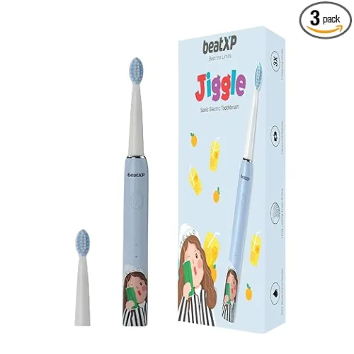 Image of beatXP Jiggle Sonic Kids Electric Toothbrush (Baby Blue)
