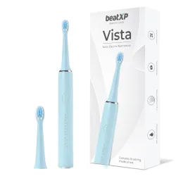 beatXP Vista Sonic Electric Toothbrush for Adults with 2 Brush Heads & 5 Cleaning Modes
