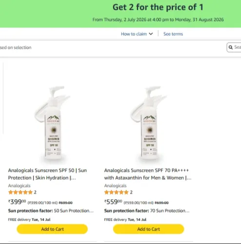 Image of Beauty Loot : Buy 1 Get 1 Free On Already Discounted Product 