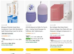 Beauty products at up to 82% Discount