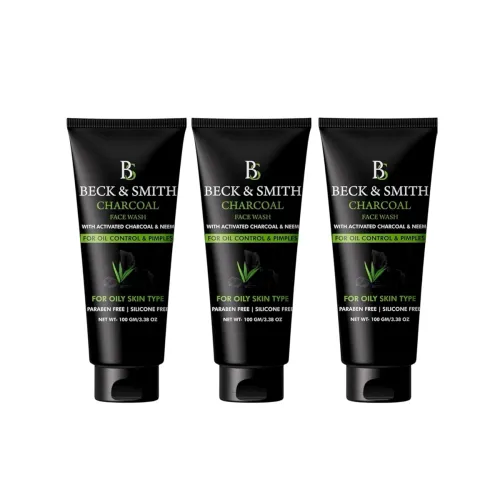 Image of Beck & Smith charcoal neem facewash, 300ml
