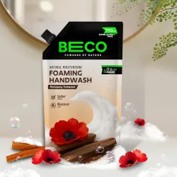 Beco Moisturising Foaming Handwash-Mahogany Teakwood Refill Pack - 700 m