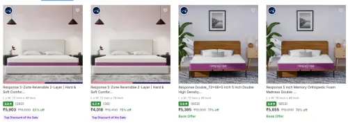 Image of Bed Mattress upto 75% Discount