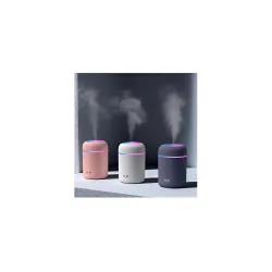 Bedroom Humidifier for Sleep 300ml Essential Oil Diffuser with Flame Effect